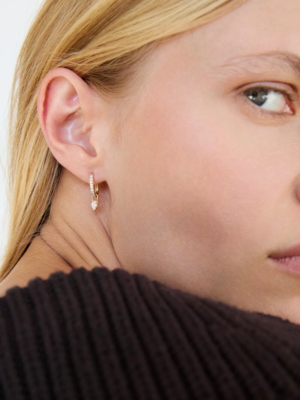IDYL EARRING, Rose Gold, Lab Diamond